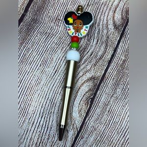 Beaded pen